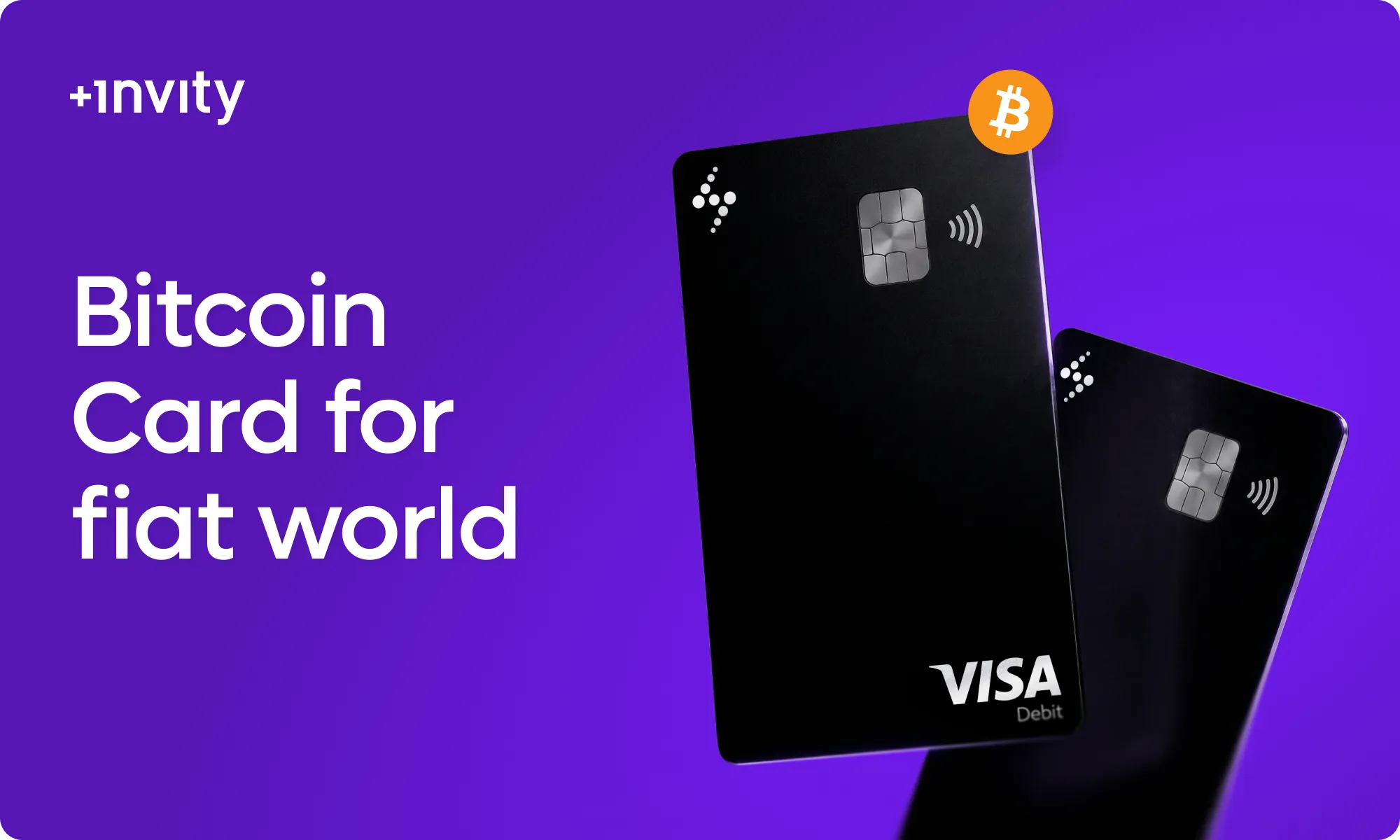 The Invity Card: earn Bitcoin cashback on every payment