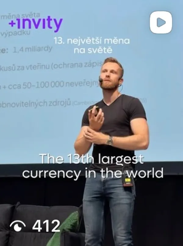 Broken Money keynote, by co-founder Štěpán Uherík