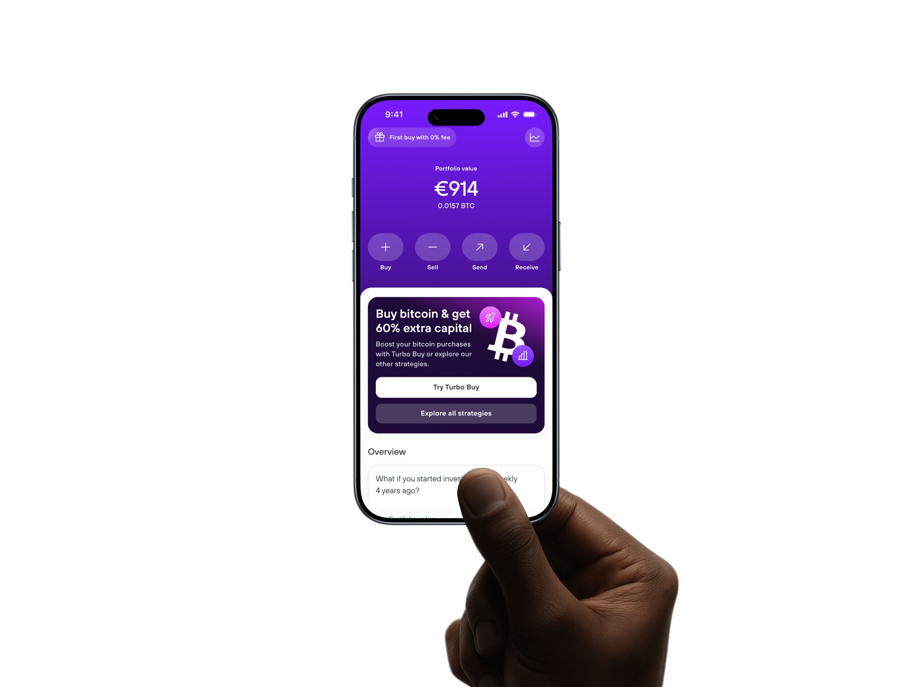 Invity app — one app for your entire Bitcoin journey
